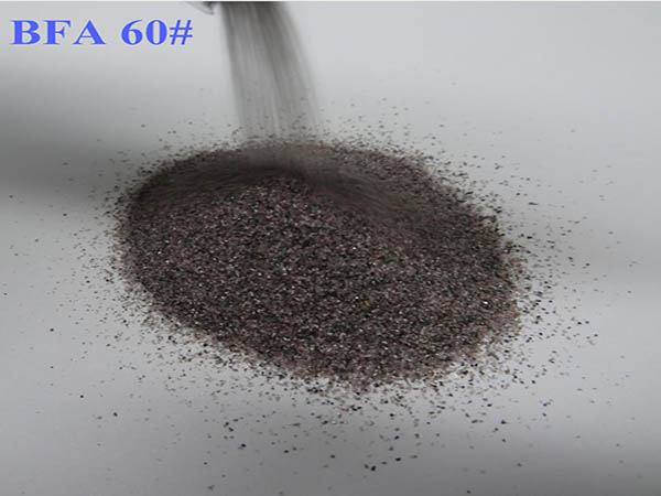 金属制品喷砂抛毛增加粗糙度棕刚玉砂F60#棕刚玉磨料厂家 价格好